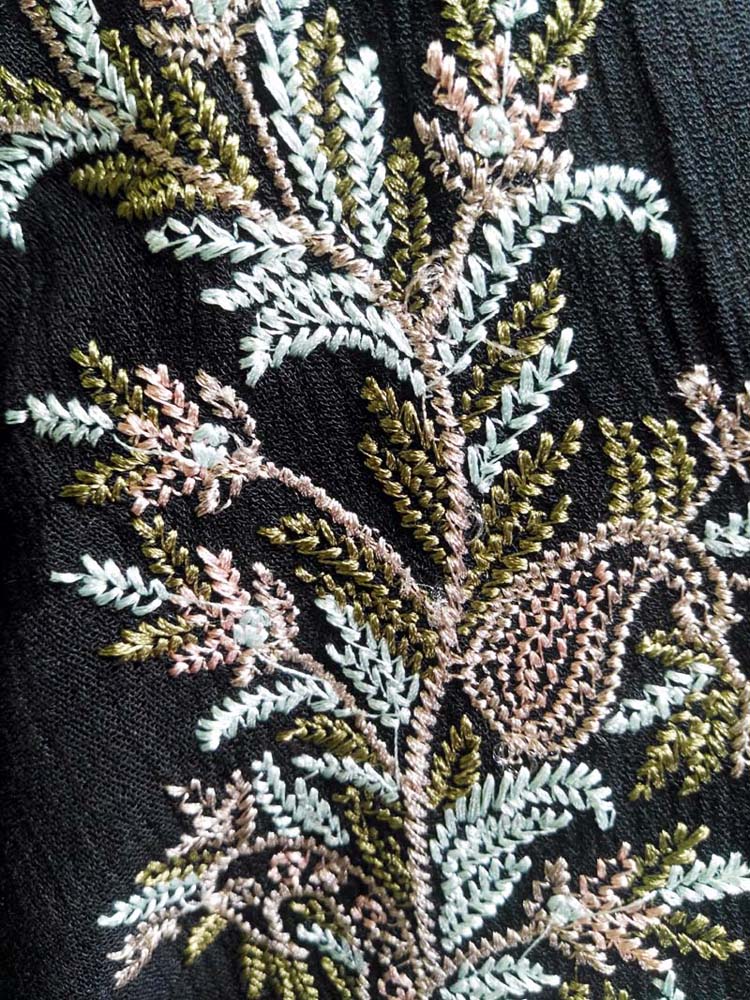 Embroidered Boho Mini Dress