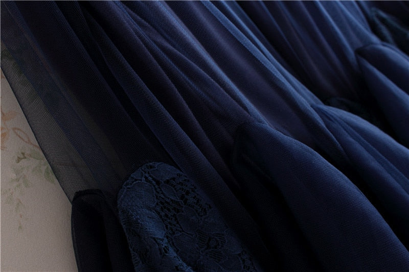 Mori Ruffled Lace Layering Skirt