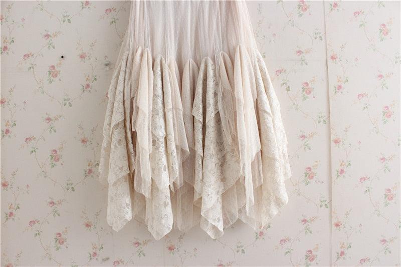 Mori Ruffled Lace Layering Skirt
