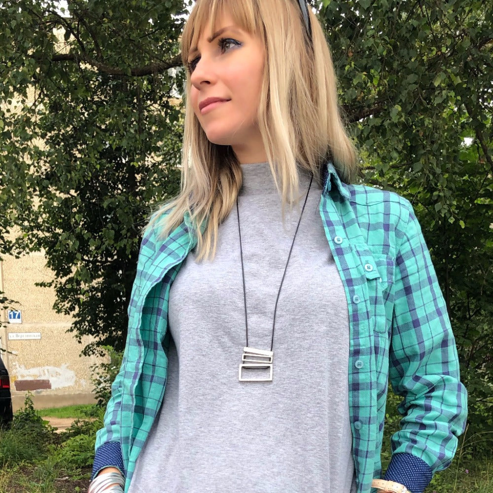 Building Blocks Necklace Pendant