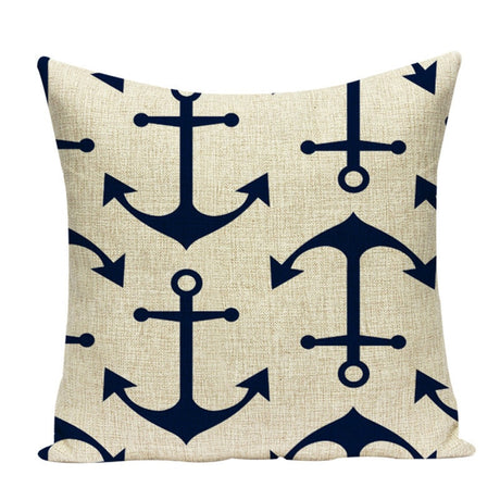 Sea Blue Nautical Cushion Covers Home Decor 21 Variations