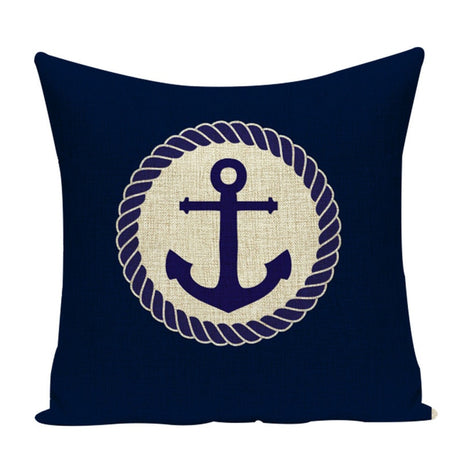 Sea Blue Nautical Cushion Covers Home Decor 21 Variations