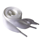 4cm Extra Wide Satin Shoelaces Flat Ribbon Laces for High-top Sneakers | 150cm/59Inch - Woodland Gatherer