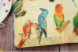 28pcs Tropical Jungle Parrots &  Birds PVC Stickers Scrapbooking Craft