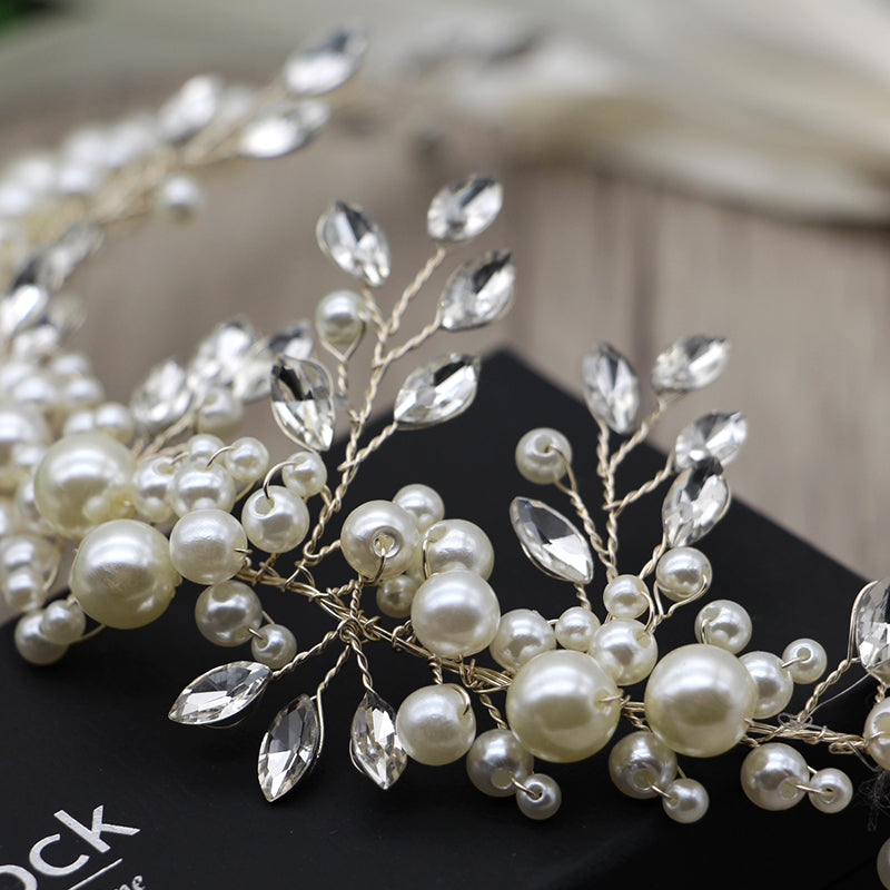 Pearl Tiara Woodland Crown
