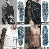 Lion King - Large Arm Sleeve Temporary Tattoo