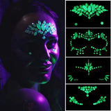 Glow in the Dark Face Stickers