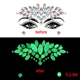 Glow in the Dark Face Stickers