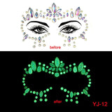 Glow in the Dark Face Stickers