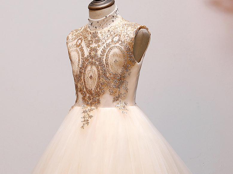 Lil' Queen Gold Gown