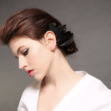 White or Black Feather Ear Cuff
