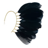 White or Black Feather Ear Cuff