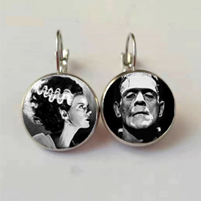 Frankenstein and His Bride Earrings