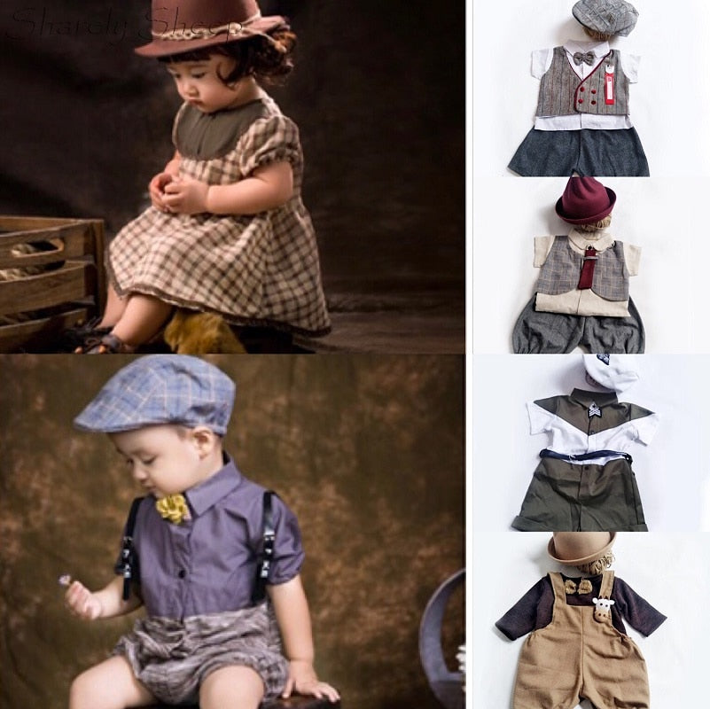 Sitter's Vintage Photo Shoot Outfits | 6-12 month old Baby