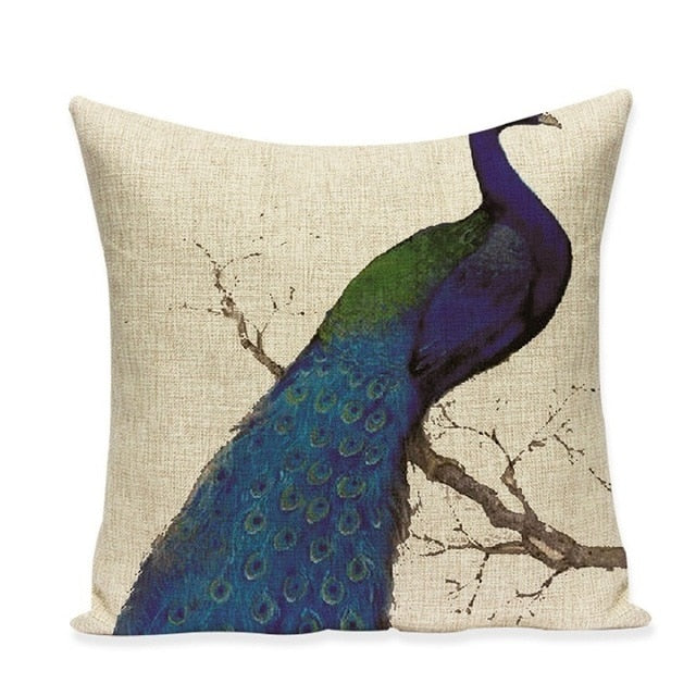 Peacock Cushion Covers | Home Decor | 16 Variations