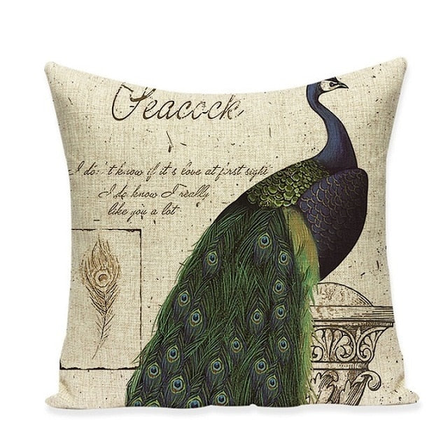 Peacock Cushion Covers 16 To Choose From
