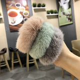 Faux Fur Fluffy Scrunchies