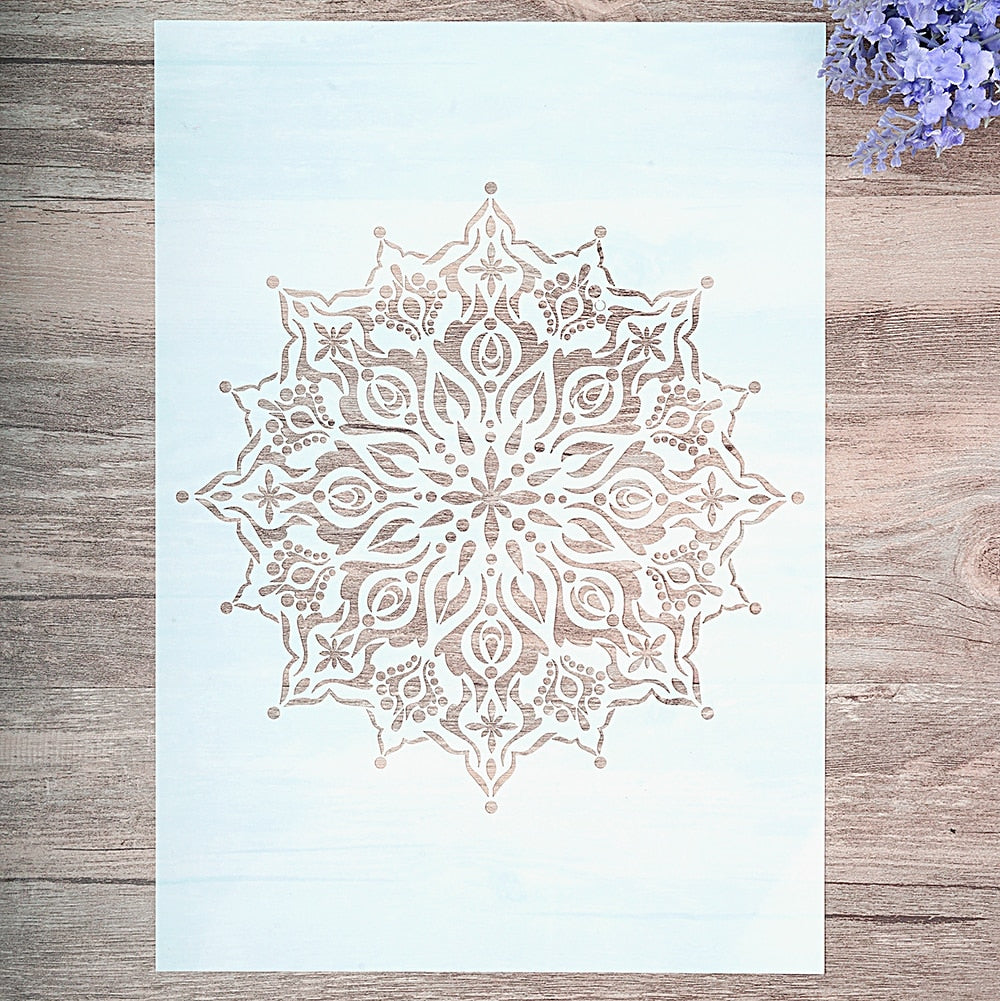 Mandala Stencil A4 A3 A2 DIY Craft Layering Stencils