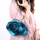 Rose Evening Bag Clutch Purse