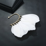 White or Black Feather Ear Cuff