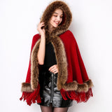 Faux Fur Wraps Winter Shawl Boho Bride Shrug Little Red Riding Hood Tassels | Woodland Gatherer | Australian Online Store | Gifts & Treasures | Special Occasions & Everyday Fun | Boho Life | Whimsical Treats | Jewellery | Fashion | Crafting DYI | Stationery | Boho Festival Fashion 