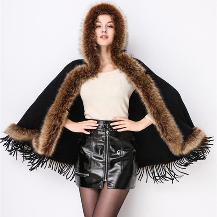 Faux Fur Wraps Winter Shawl Boho Bride Shrug Little Red Riding Hood Tassels | Woodland Gatherer | Australian Online Store | Gifts & Treasures | Special Occasions & Everyday Fun | Boho Life | Whimsical Treats | Jewellery | Fashion | Crafting DYI | Stationery | Boho Festival Fashion 