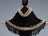 Faux Fur Wraps Winter Shawl Boho Bride Shrug Little Red Riding Hood Tassels | Woodland Gatherer | Australian Online Store | Gifts & Treasures | Special Occasions & Everyday Fun | Boho Life | Whimsical Treats | Jewellery | Fashion | Crafting DYI | Stationery | Boho Festival Fashion 