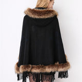 Little Red Riding Hood Faux Fur Hooded Cape