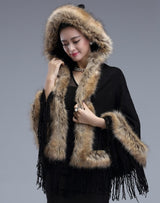 Little Red Riding Hood Faux Fur Hooded Cape