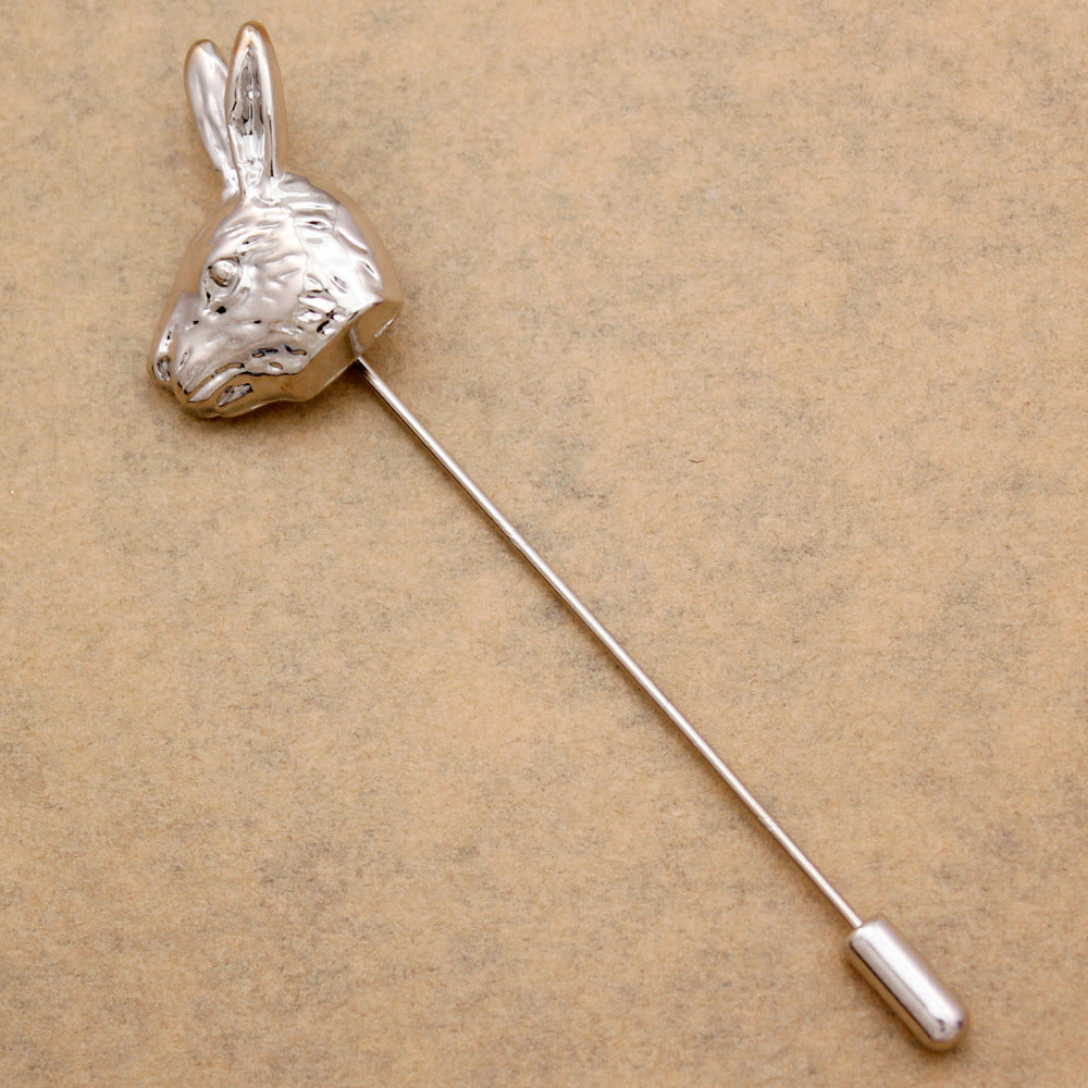 Lucky Rabbit Lapel Pin Jewellery | Woodland Gatherer | Australian Online Store | Gifts & Treasures | Special Occasions & Everyday Fun | Boho Life | Whimsical Treats | Jewellery | Fashion | Crafting DYI | Stationery | Boho Festival Fashion 