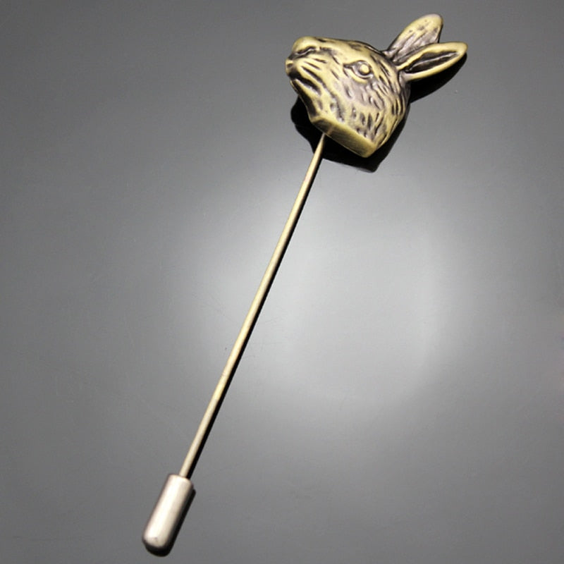 Lucky Rabbit Lapel Pin Jewellery | Woodland Gatherer | Australian Online Store | Gifts & Treasures | Special Occasions & Everyday Fun | Boho Life | Whimsical Treats | Jewellery | Fashion | Crafting DYI | Stationery | Boho Festival Fashion 