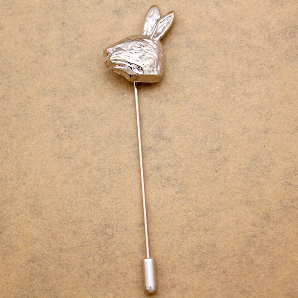 Lucky Rabbit Lapel Pin Jewellery | Woodland Gatherer | Australian Online Store | Gifts & Treasures | Special Occasions & Everyday Fun | Boho Life | Whimsical Treats | Jewellery | Fashion | Crafting DYI | Stationery | Boho Festival Fashion 