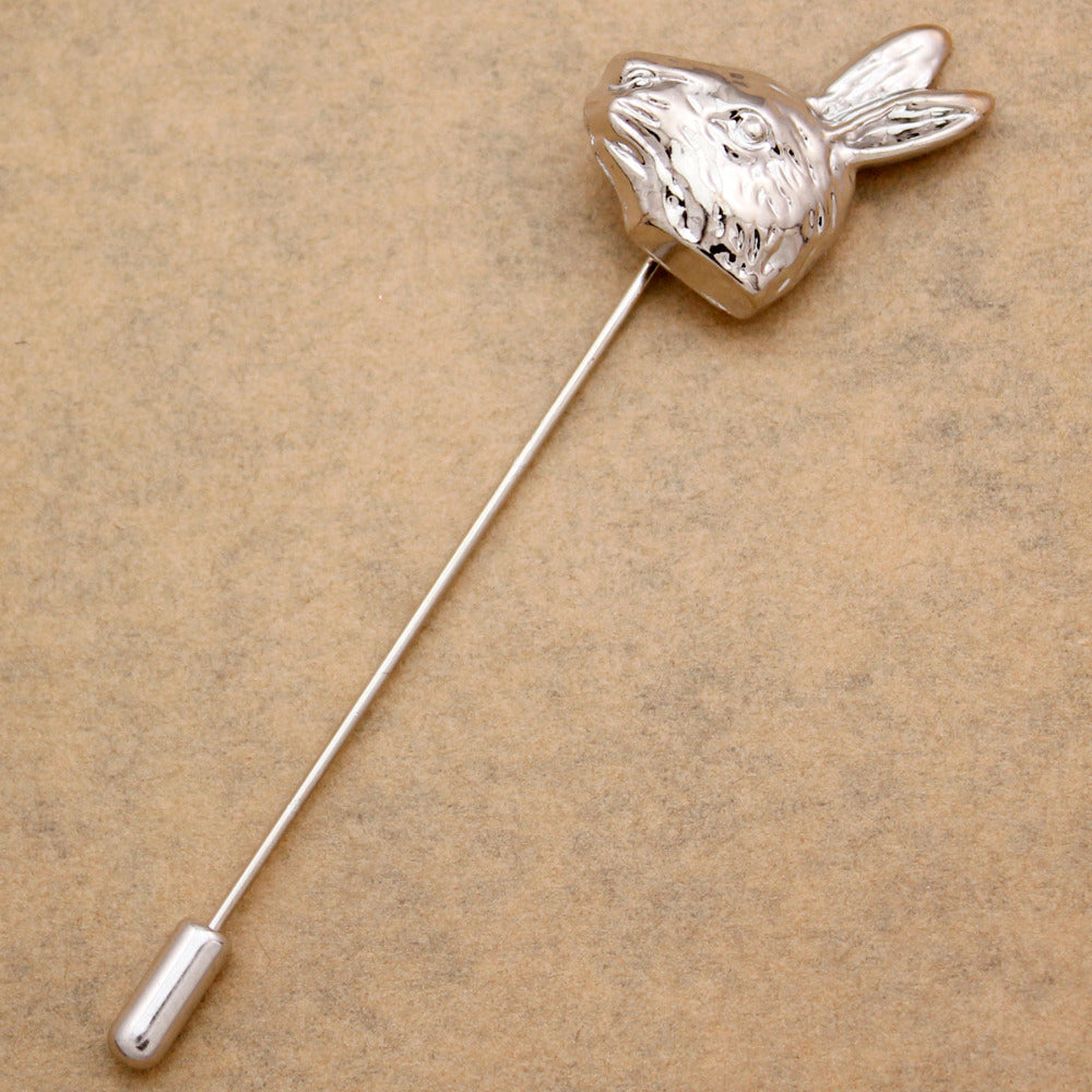 Lucky Rabbit Lapel Pin Jewellery | Woodland Gatherer | Australian Online Store | Gifts & Treasures | Special Occasions & Everyday Fun | Boho Life | Whimsical Treats | Jewellery | Fashion | Crafting DYI | Stationery | Boho Festival Fashion 