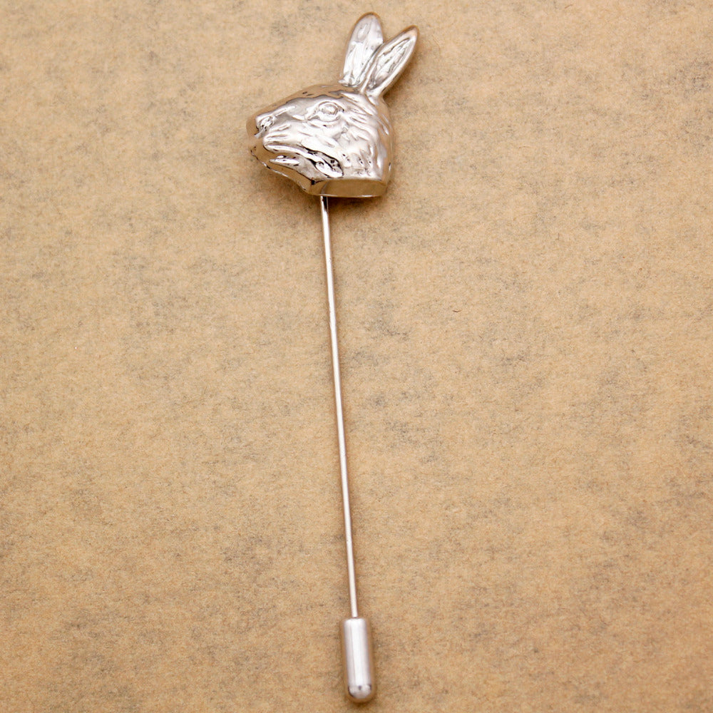 Lucky Rabbit Lapel Pin Jewellery | Woodland Gatherer | Australian Online Store | Gifts & Treasures | Special Occasions & Everyday Fun | Boho Life | Whimsical Treats | Jewellery | Fashion | Crafting DYI | Stationery | Boho Festival Fashion 