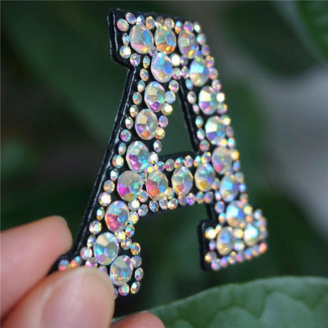 26 Letters Rhinestones Alphabet | Appliqués Patches - Woodland Gatherer