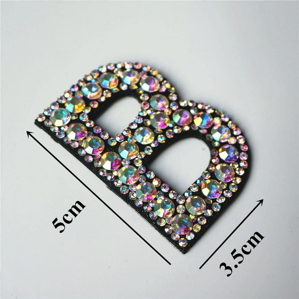 26 Letters Rhinestones Alphabet | Appliqués Patches - Woodland Gatherer