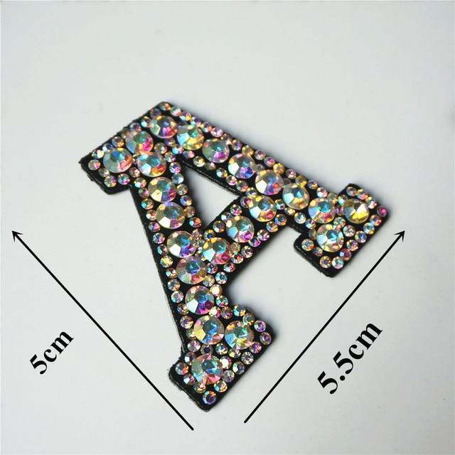 26 Letters Rhinestones Alphabet | Appliqués Patches - Woodland Gatherer