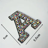 26 Letters Rhinestones Alphabet | Appliqués Patches - Woodland Gatherer
