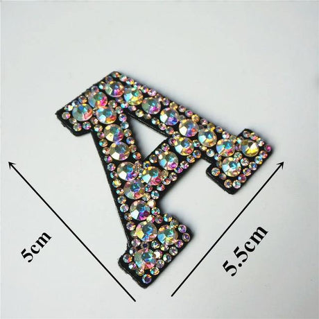 26 Letters Rhinestones Alphabet | Appliqués Patches - Woodland Gatherer