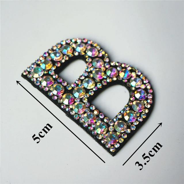 26 Letters Rhinestones Alphabet | Appliqués Patches - Woodland Gatherer