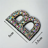 26 Letters Rhinestones Alphabet | Appliqués Patches - Woodland Gatherer