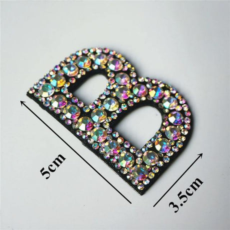 26 Letters Rhinestones Alphabet | Appliqués Patches - Woodland Gatherer