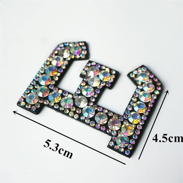 26 Letters Rhinestones Alphabet | Appliqués Patches - Woodland Gatherer