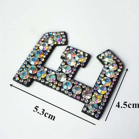 26 Letters Rhinestones Alphabet | Appliqués Patches - Woodland Gatherer