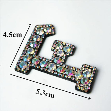 26 Letters Rhinestones Alphabet | Appliqués Patches - Woodland Gatherer