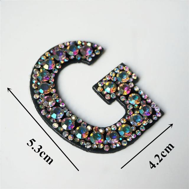 26 Letters Rhinestones Alphabet | Appliqués Patches - Woodland Gatherer