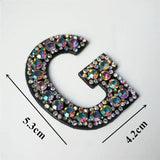 26 Letters Rhinestones Alphabet | Appliqués Patches - Woodland Gatherer