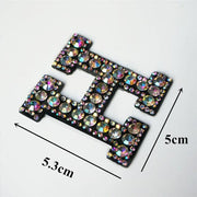 26 Letters Rhinestones Alphabet | Appliqués Patches - Woodland Gatherer
