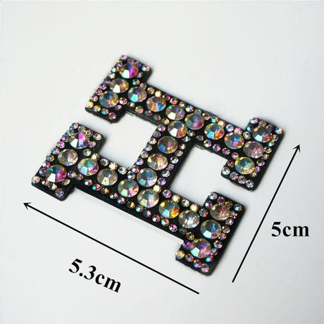 26 Letters Rhinestones Alphabet | Appliqués Patches - Woodland Gatherer