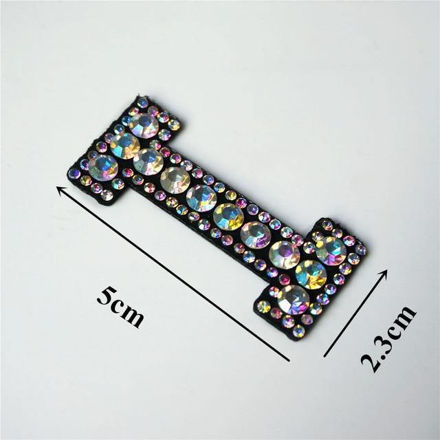 26 Letters Rhinestones Alphabet | Appliqués Patches - Woodland Gatherer